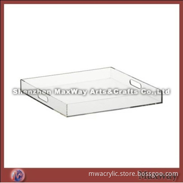 Clear Bespoke Hotel Acrylic Beer/Wine Glass Tray Organizer